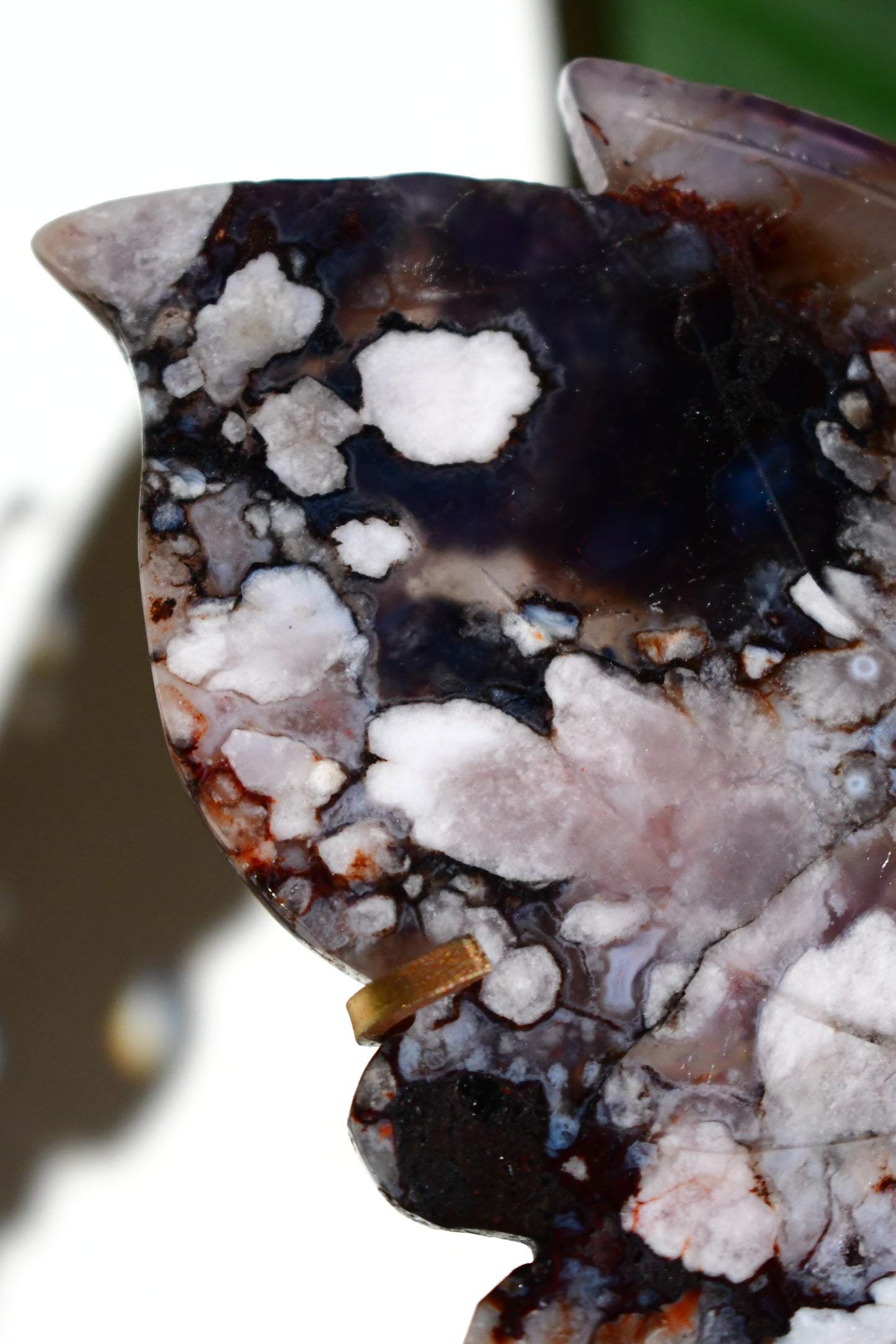 Black Flower Agate Butterfly Wings