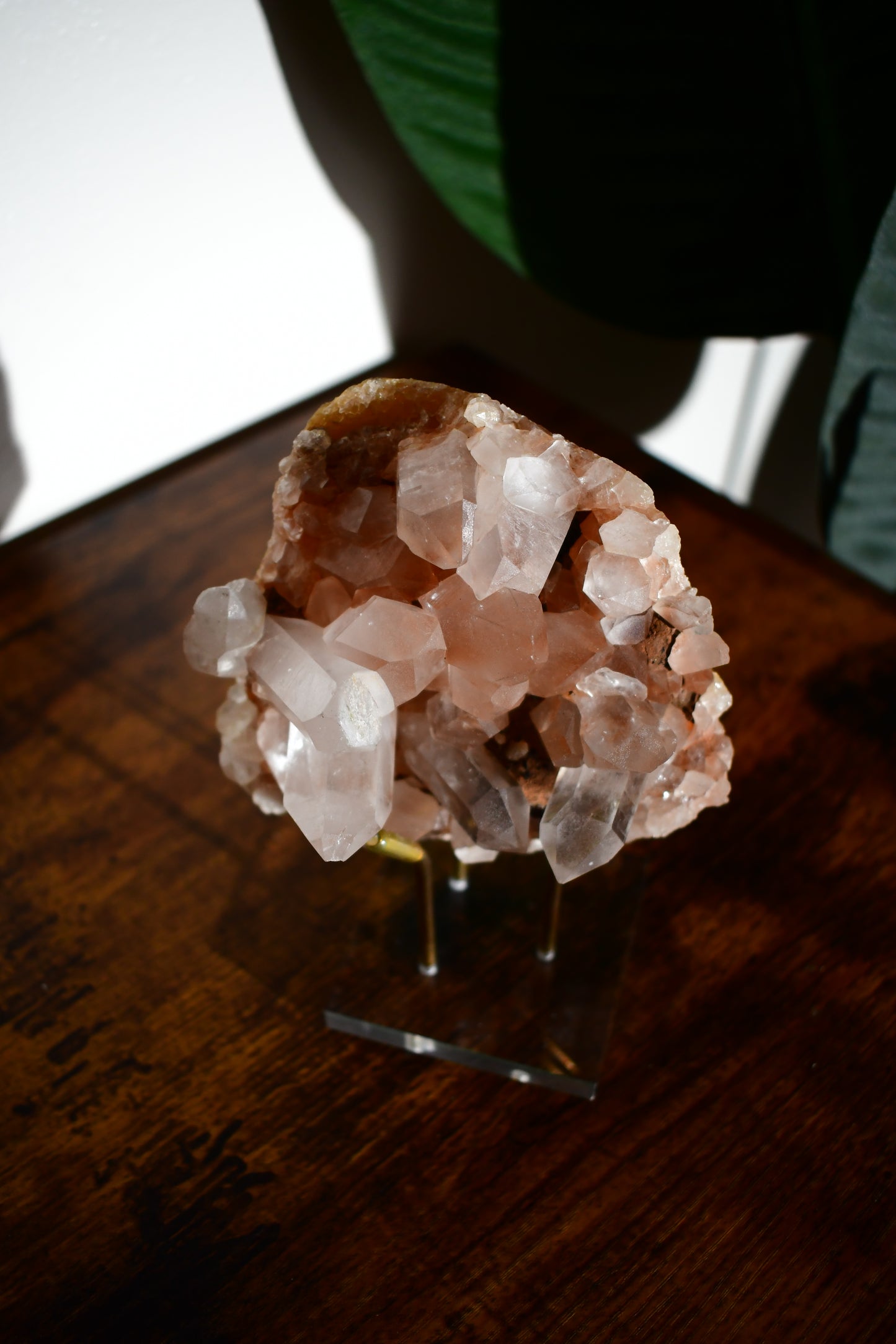 Pink Himalayan Samadhi Quartz Cluster 6