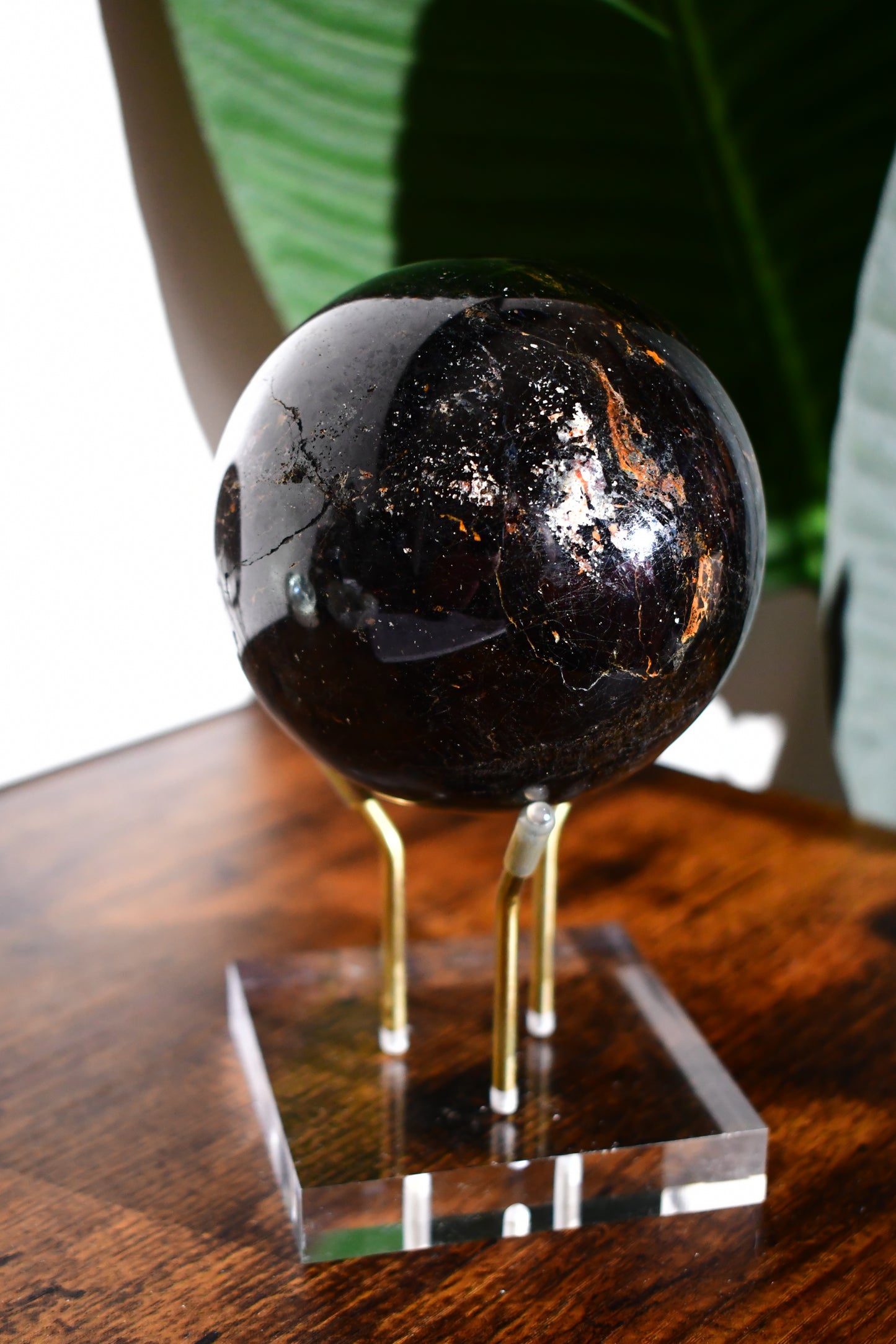 Brazilian Black Tourmaline Sphere