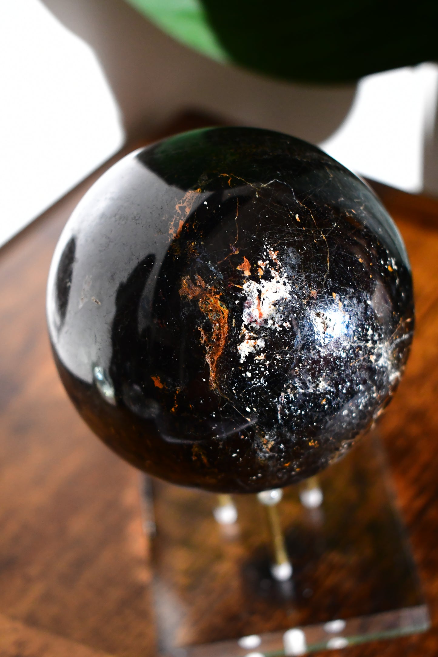 Brazilian Black Tourmaline Sphere