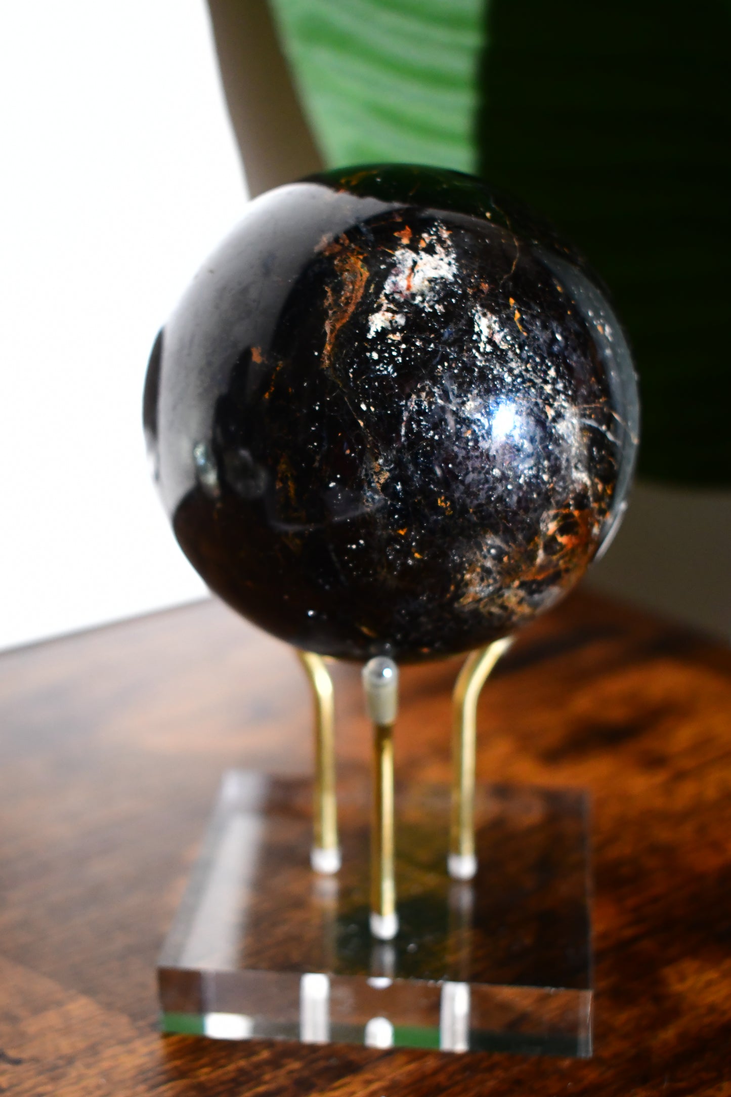 Brazilian Black Tourmaline Sphere
