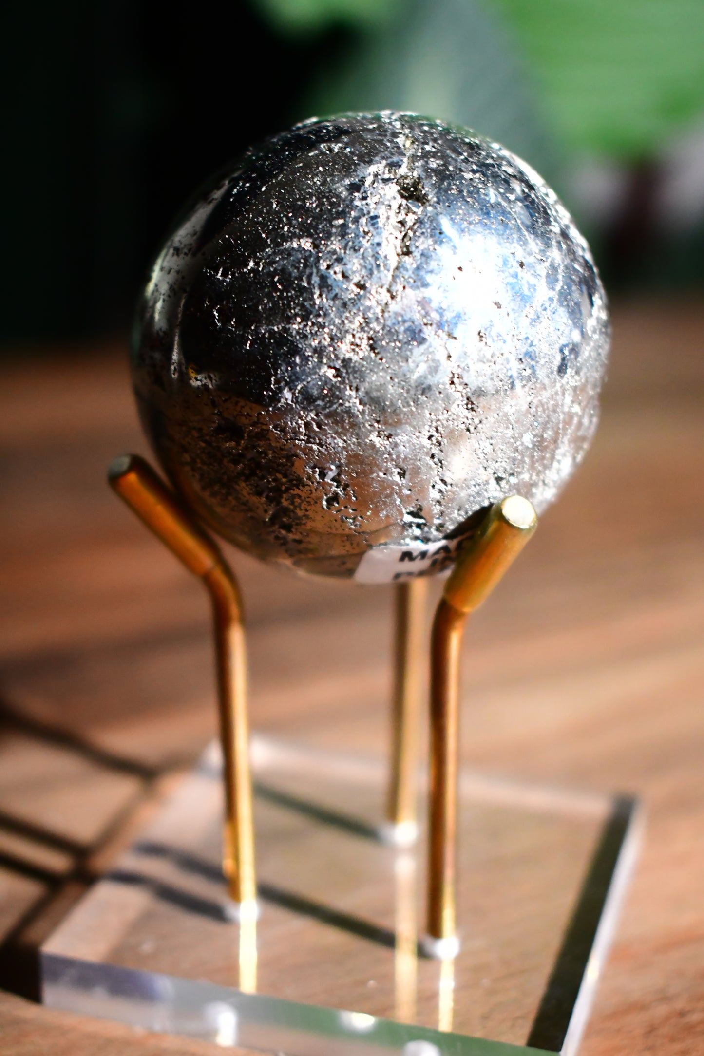 Druzy Pyrite Sphere 03