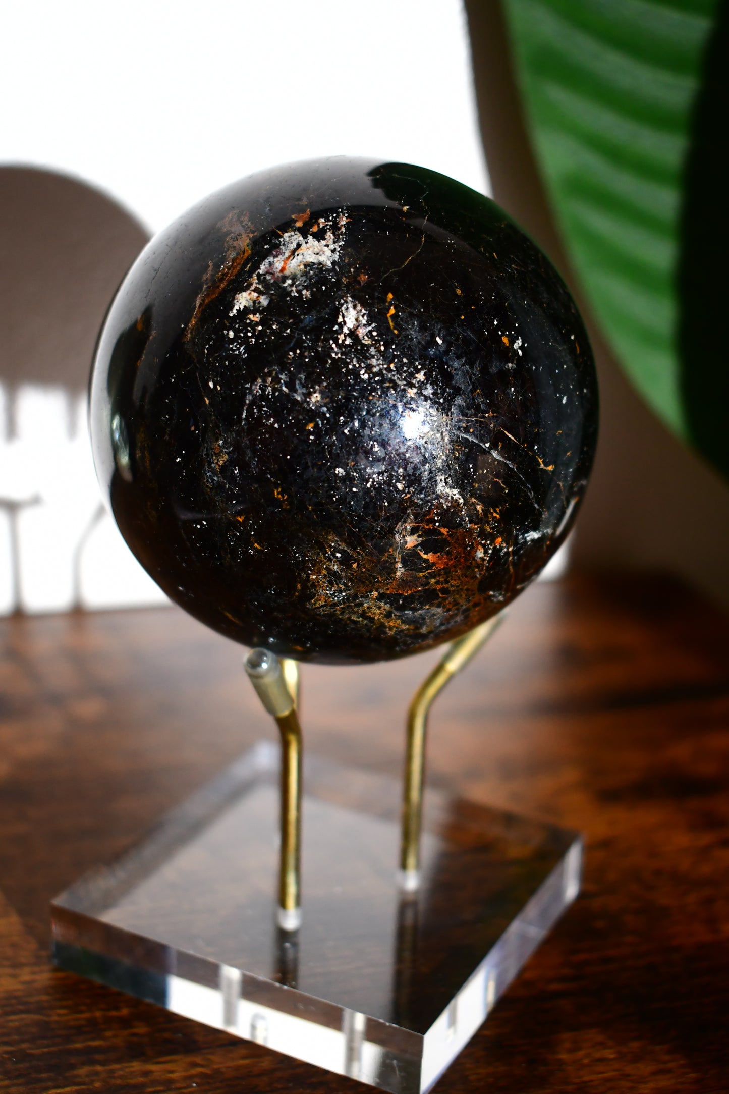 Brazilian Black Tourmaline Sphere