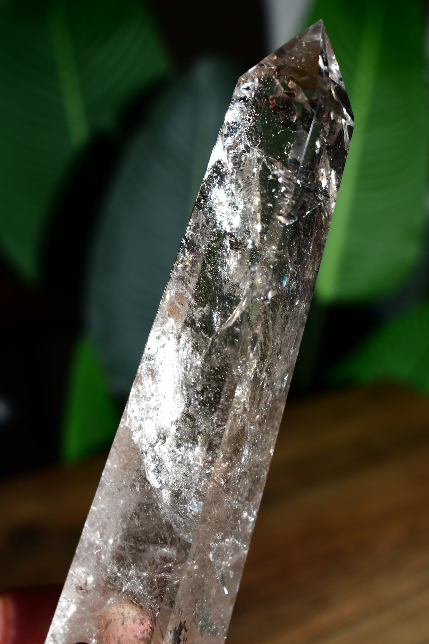 Smoky Quartz Lemurian Obelisk Tower 05