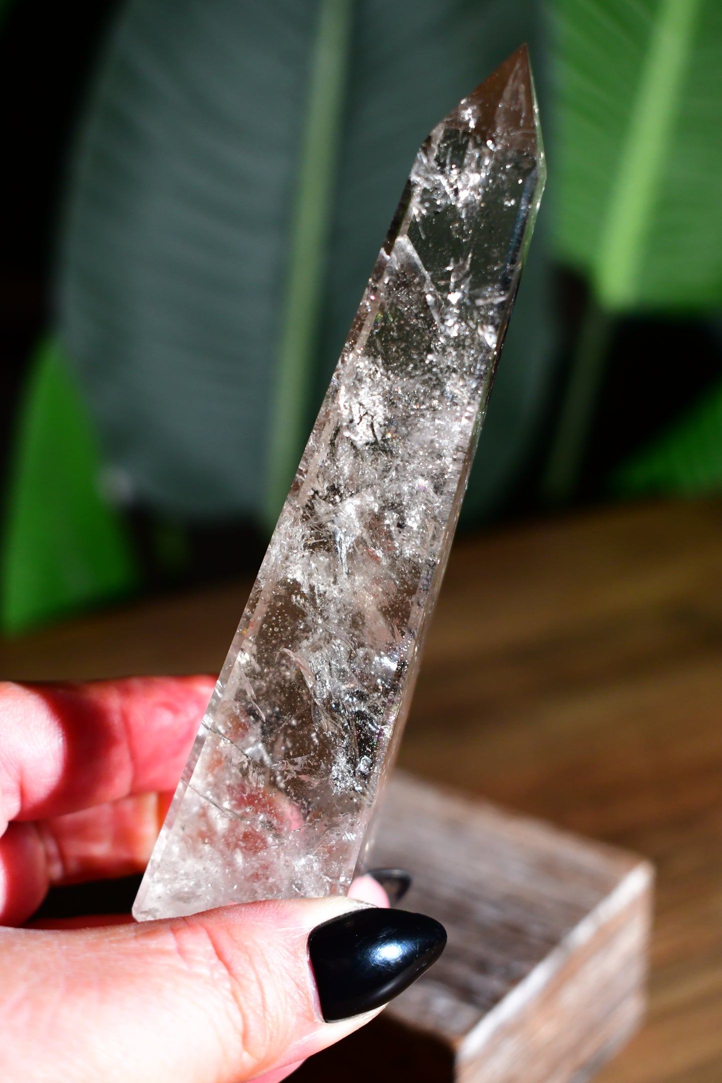 Smoky Quartz Lemurian Obelisk Tower 03