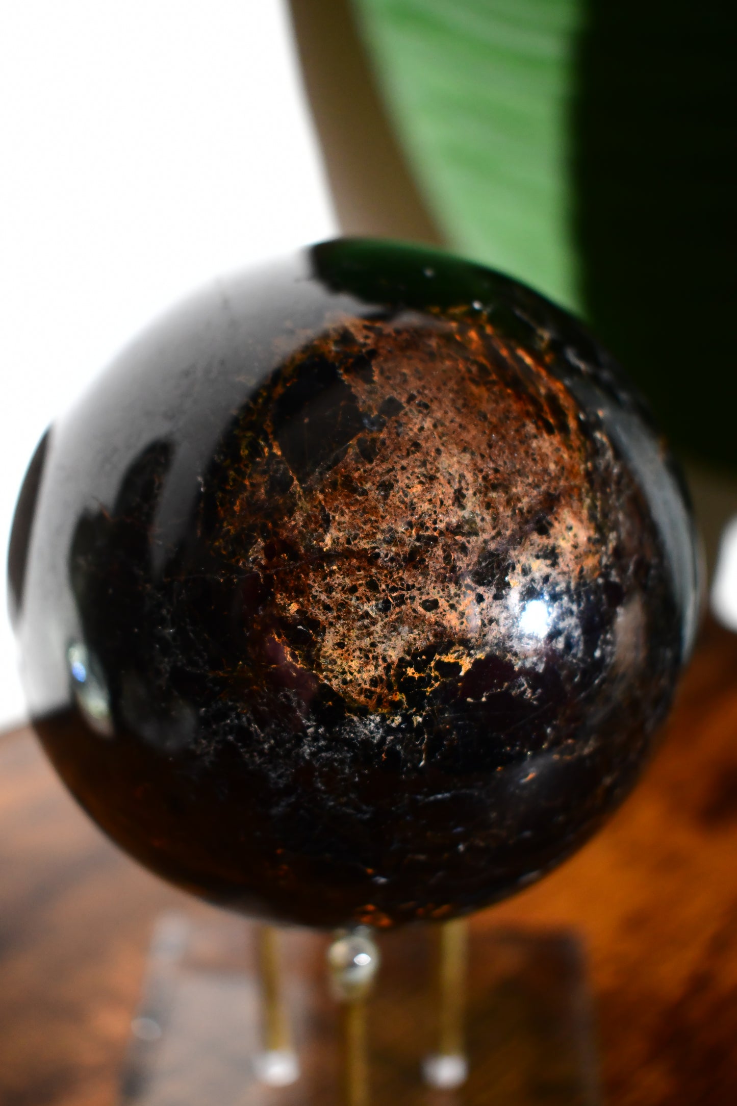 Brazilian Black Tourmaline Sphere