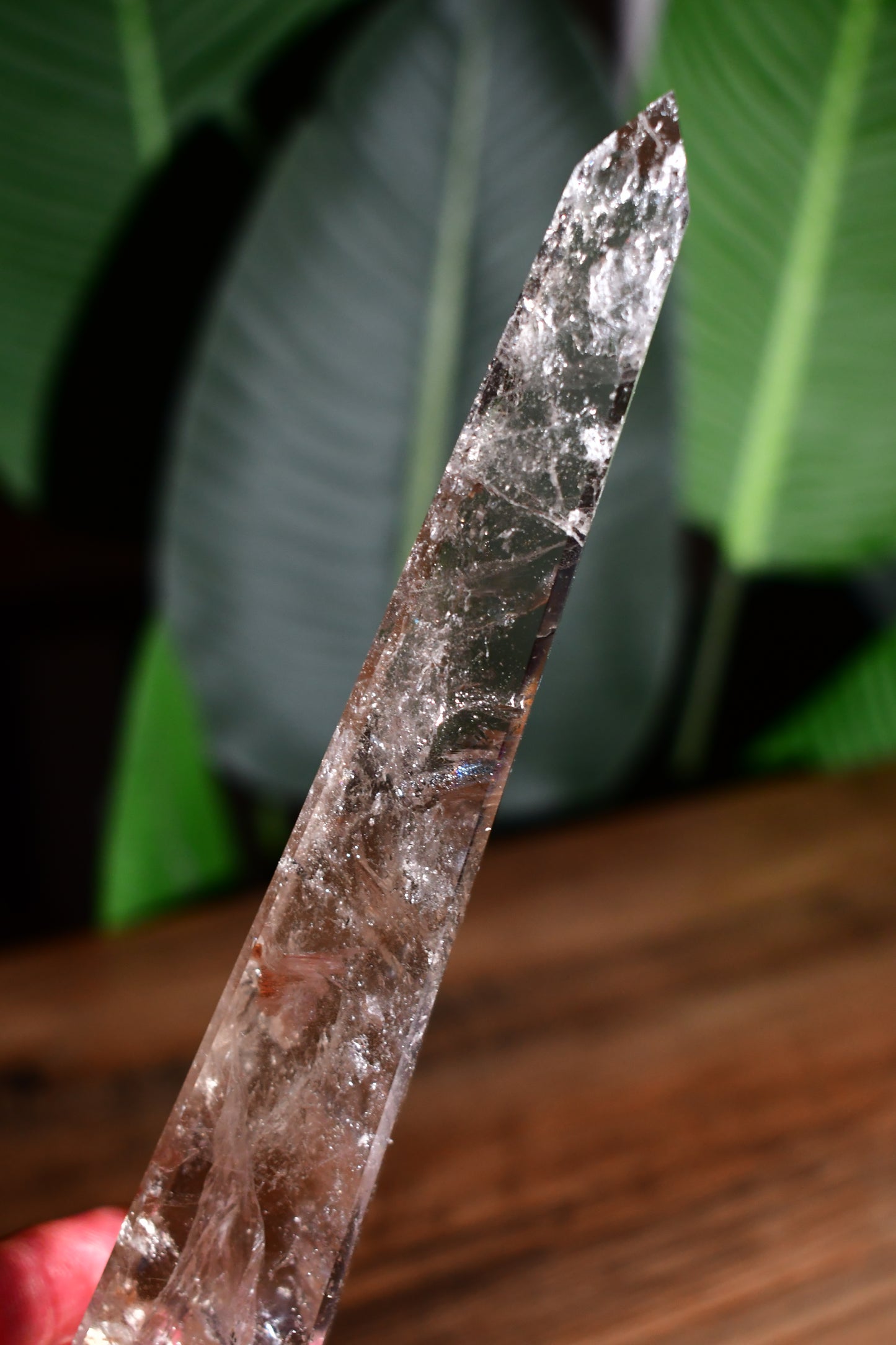 Smoky Quartz Lemurian Obelisk Tower 09