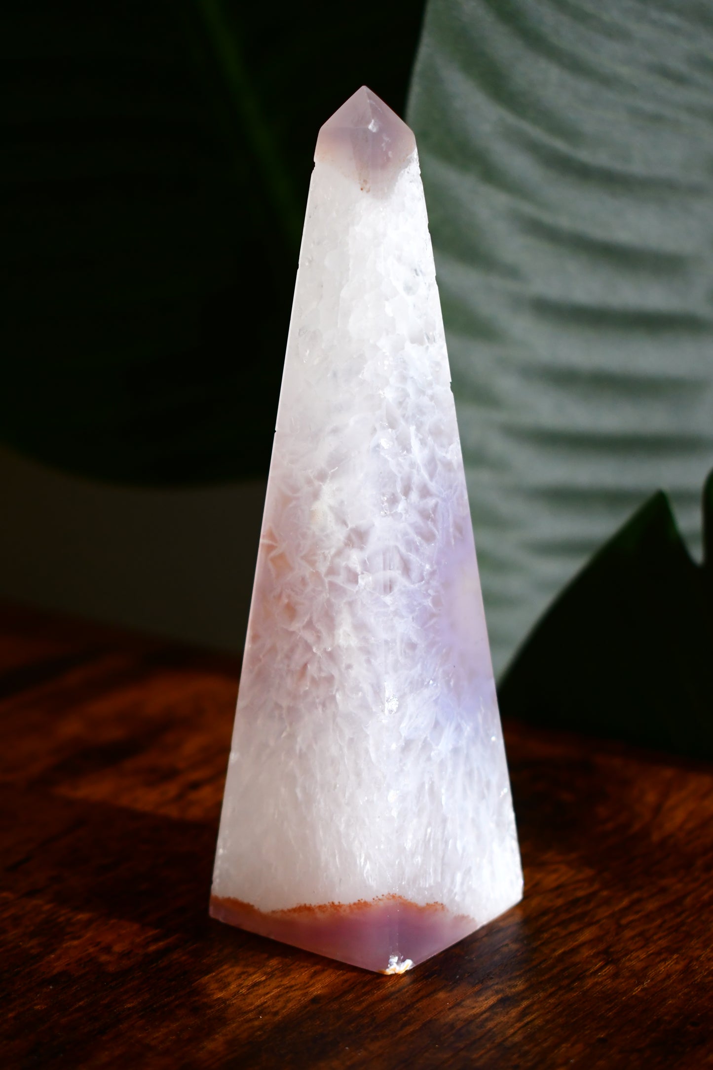 Druzy Agate Obelisk