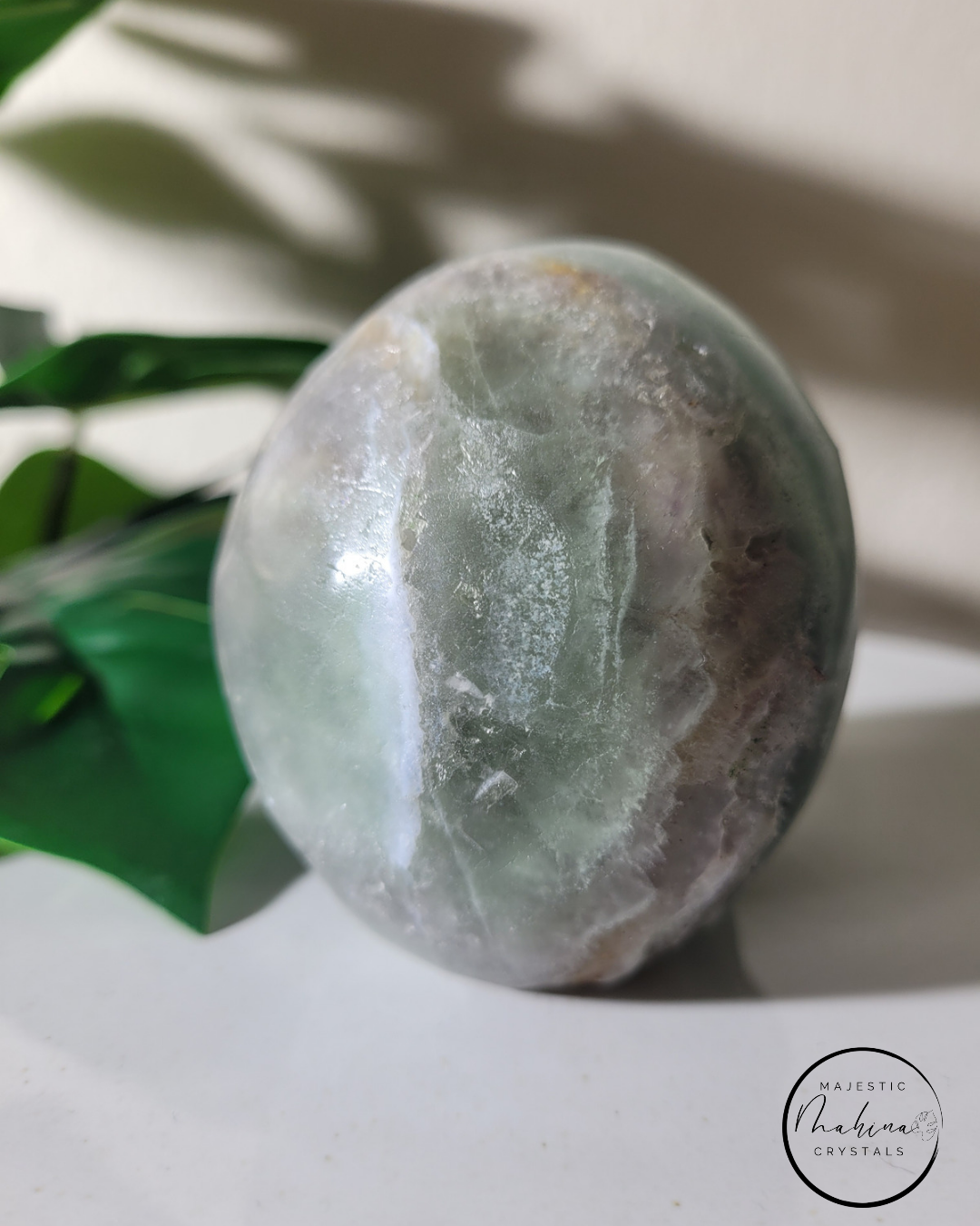 Green Fluorite Skull
