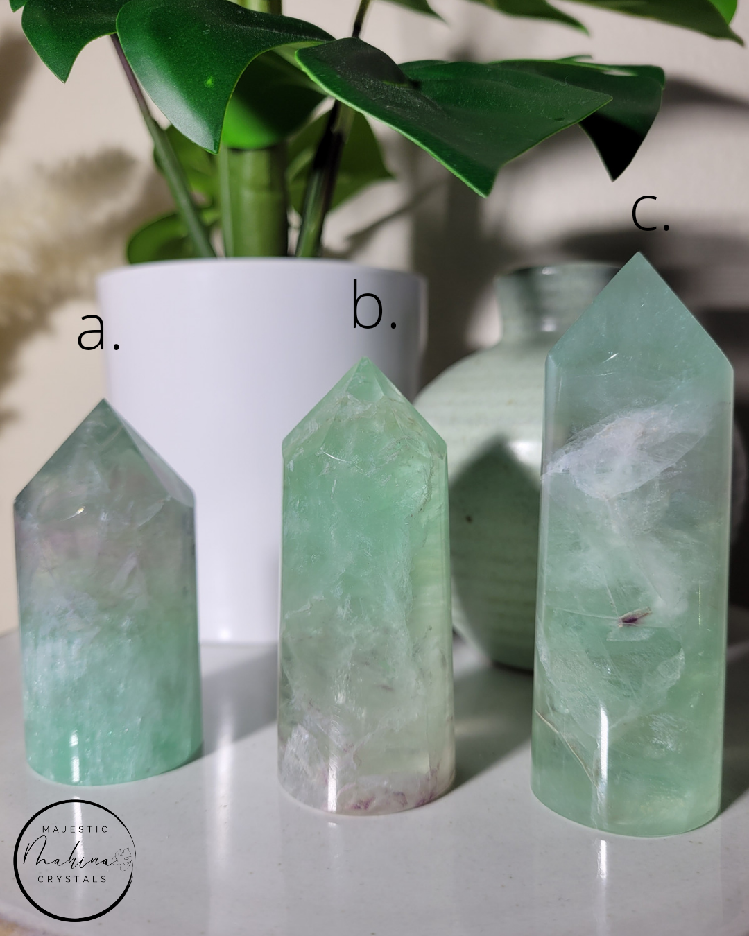 Green Fluorite Point