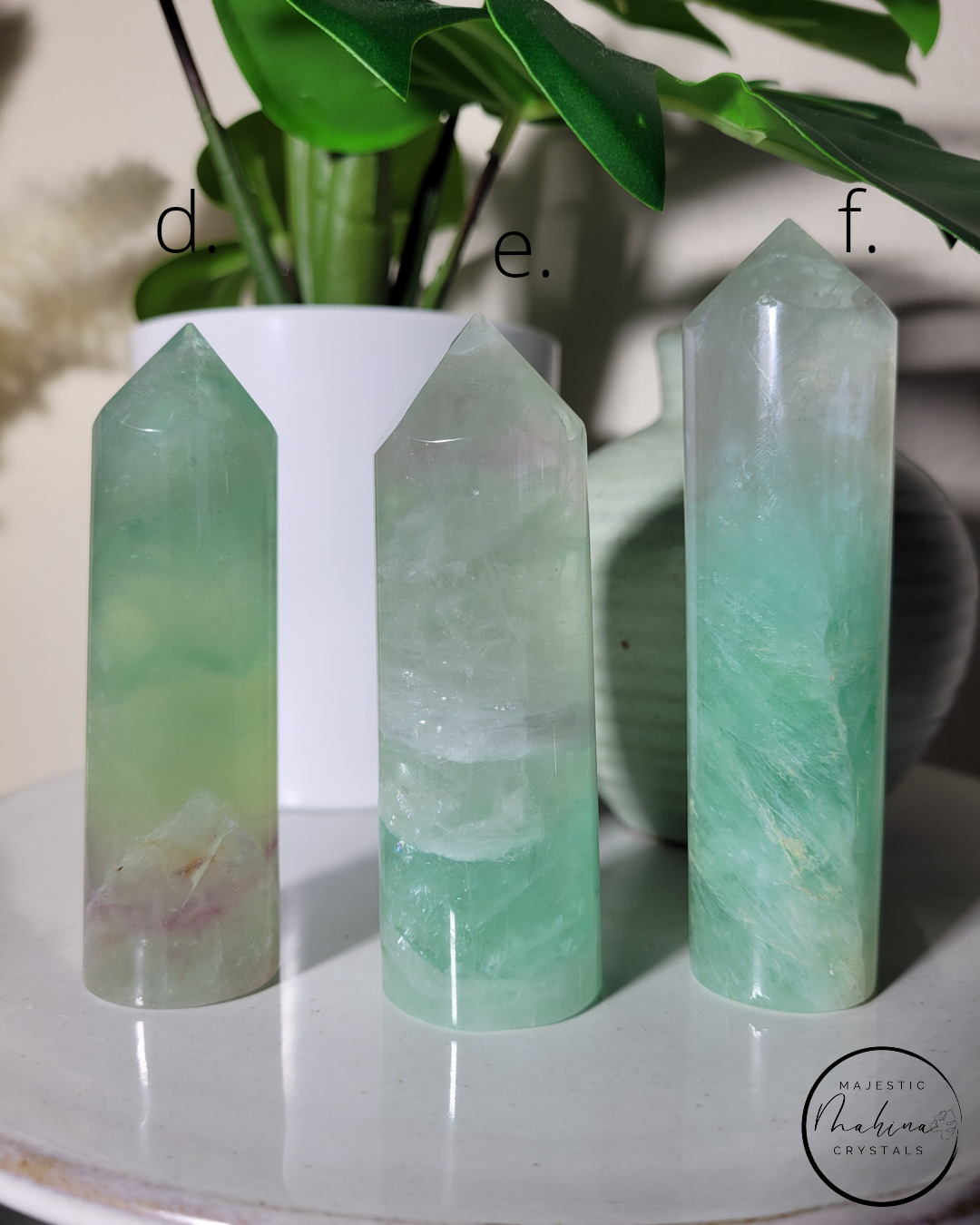 Green Fluorite Point