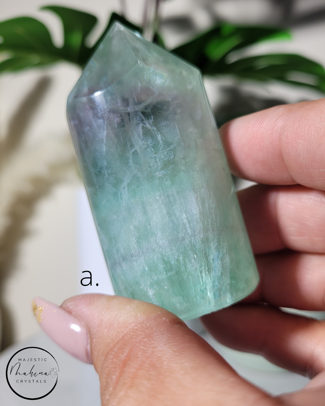 Green Fluorite Point