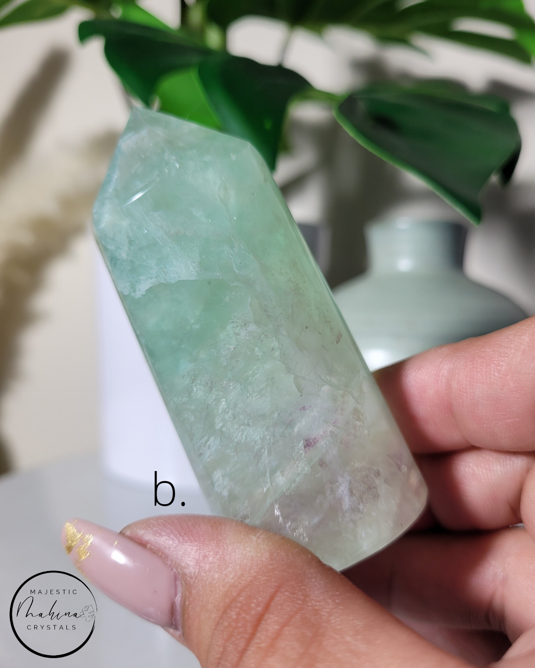 Green Fluorite Point