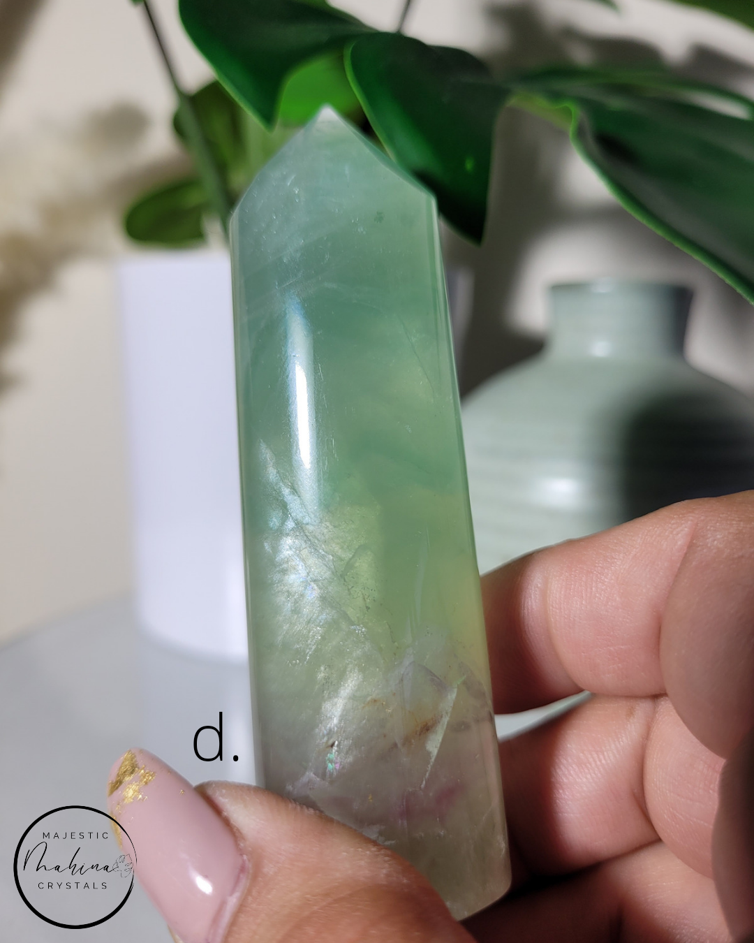 Green Fluorite Point