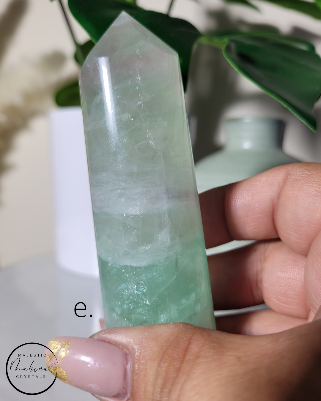 Green Fluorite Point