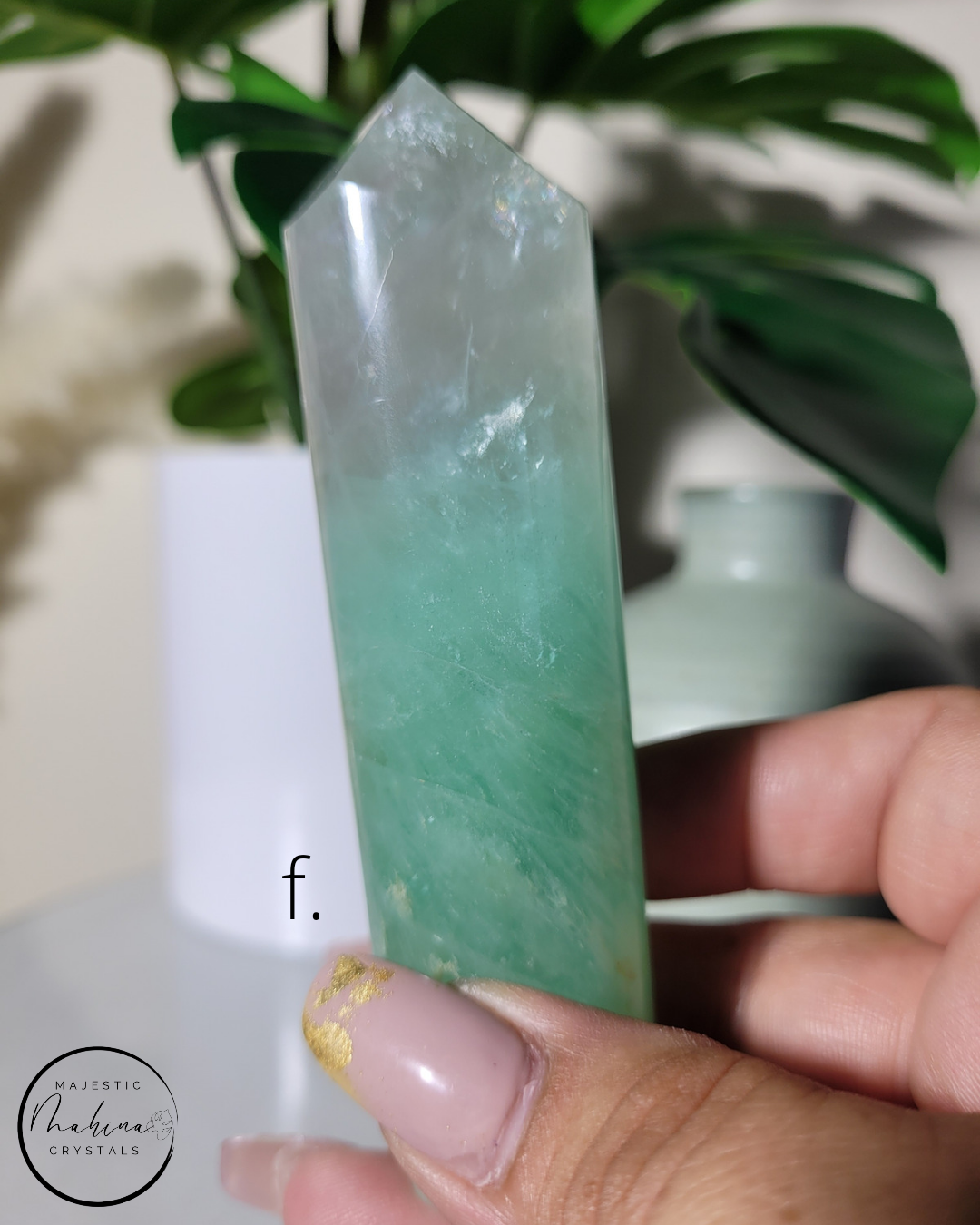 Green Fluorite Point