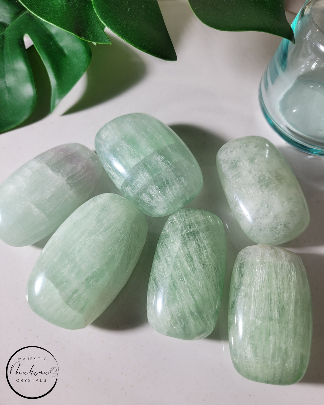 Green Fluorite Palms