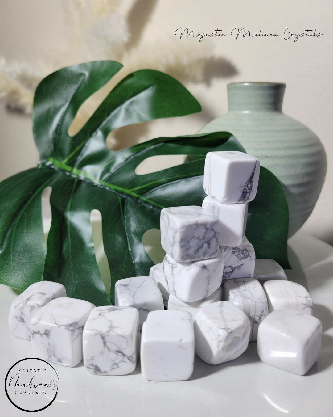Howlite Tumble Cubes