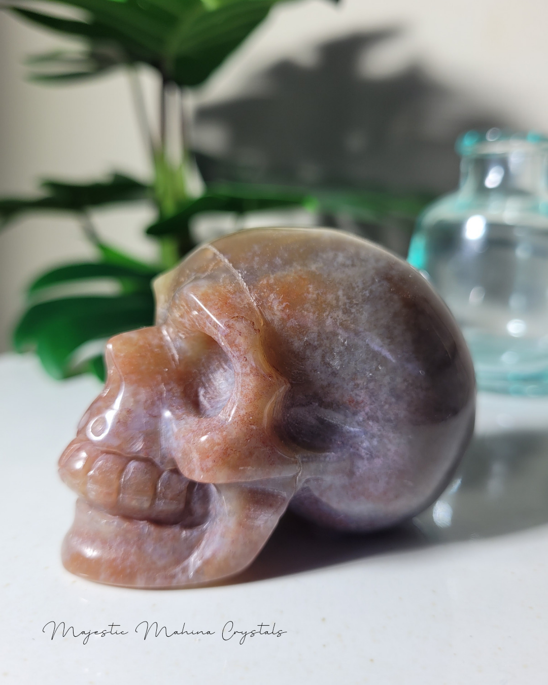 Ocean Jasper Skull