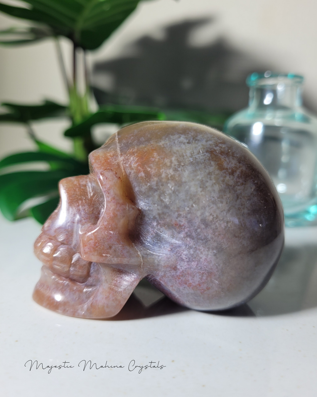 Ocean Jasper Skull