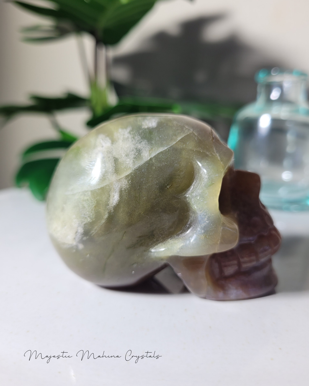 Ocean Jasper Skull