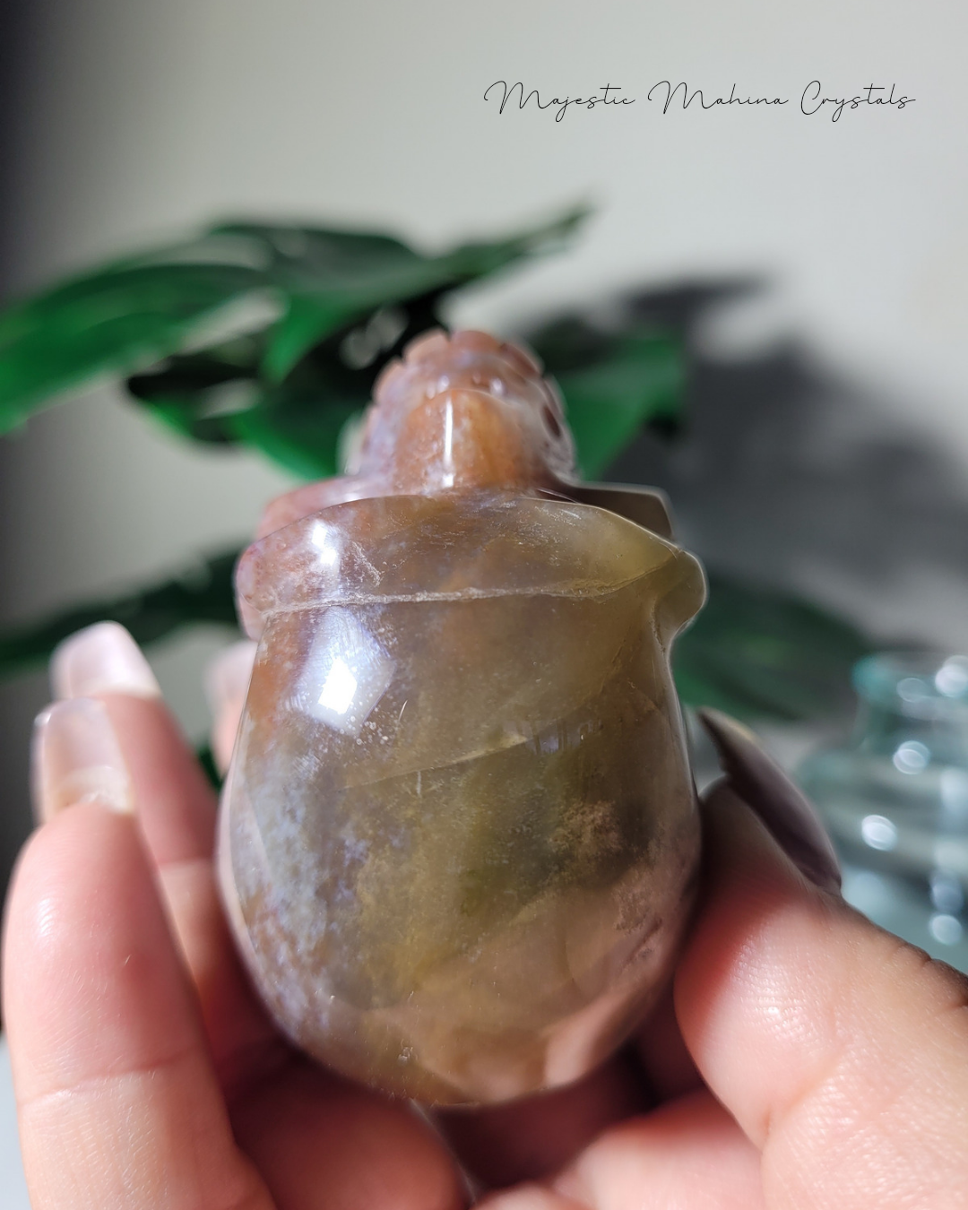 Ocean Jasper Skull