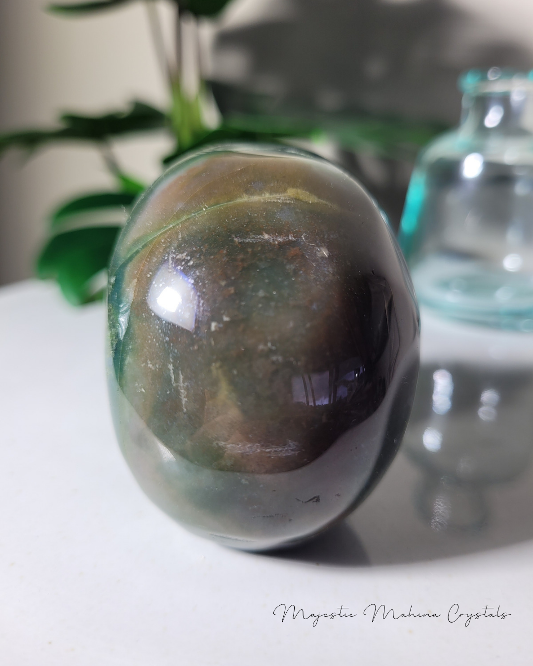 Ocean Jasper Skull