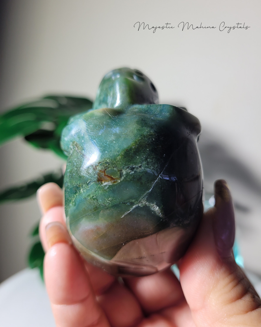 Ocean Jasper Skull