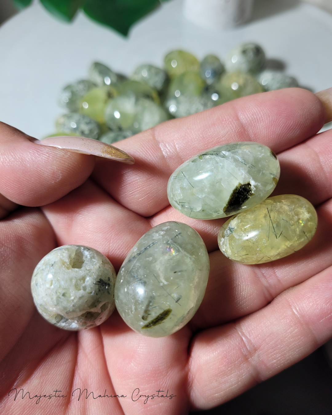 Prehnite Tumbles