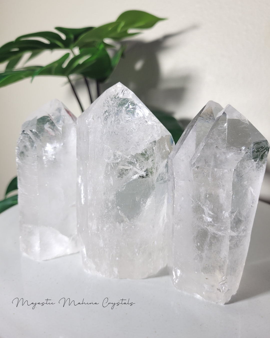 Natural Clear Quartz Tower