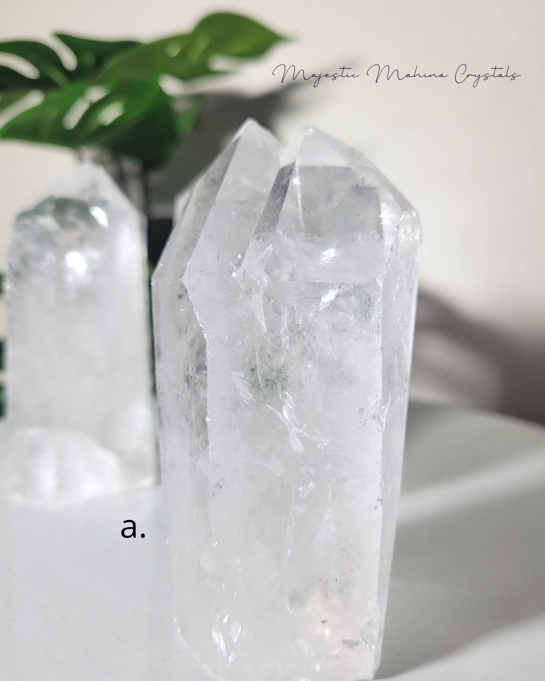 Natural Clear Quartz Tower