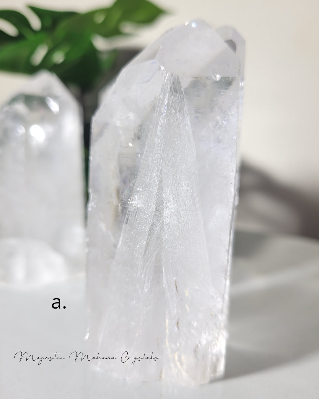 Natural Clear Quartz Tower