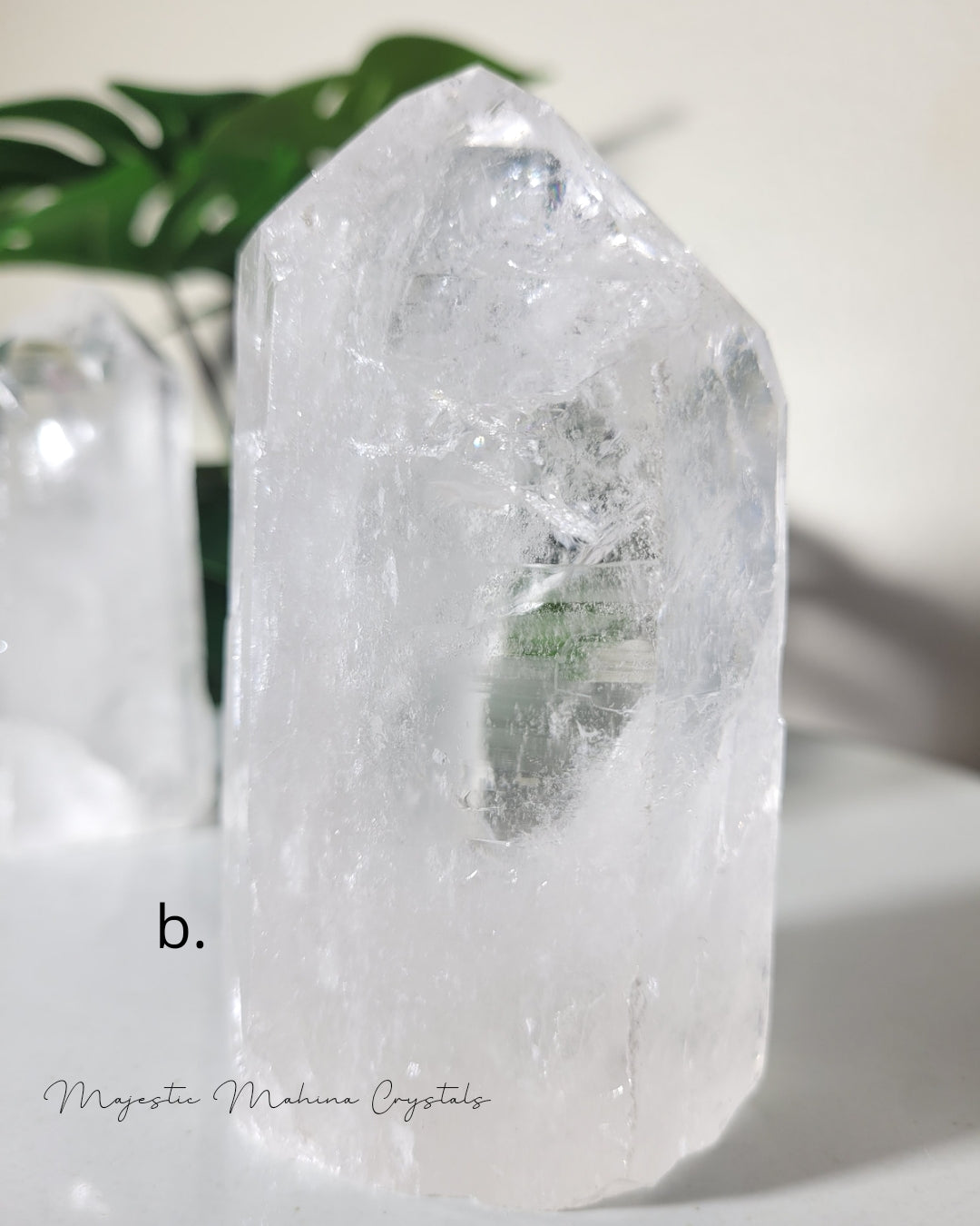 Natural Clear Quartz Tower
