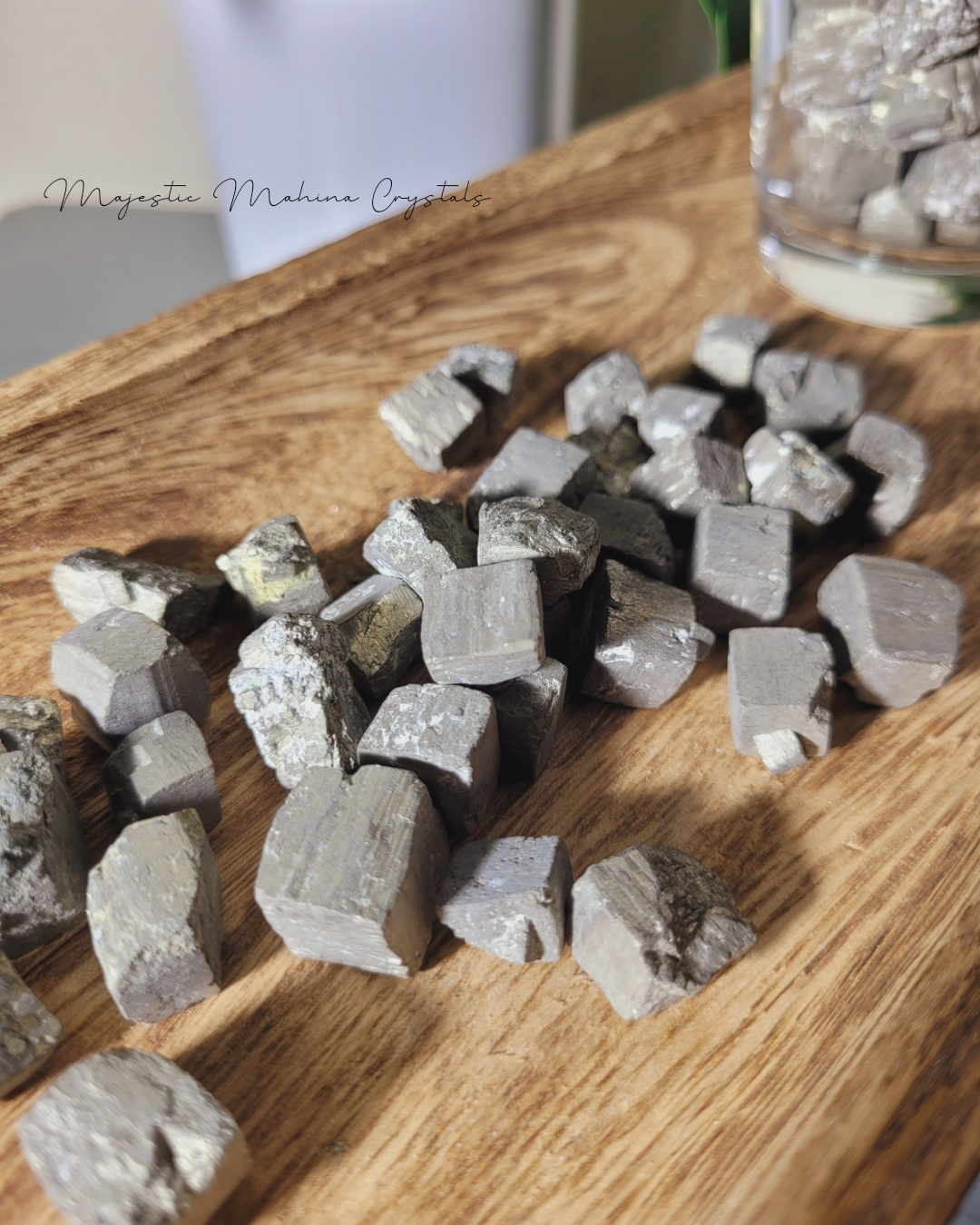 Natural Pyrite Cubes