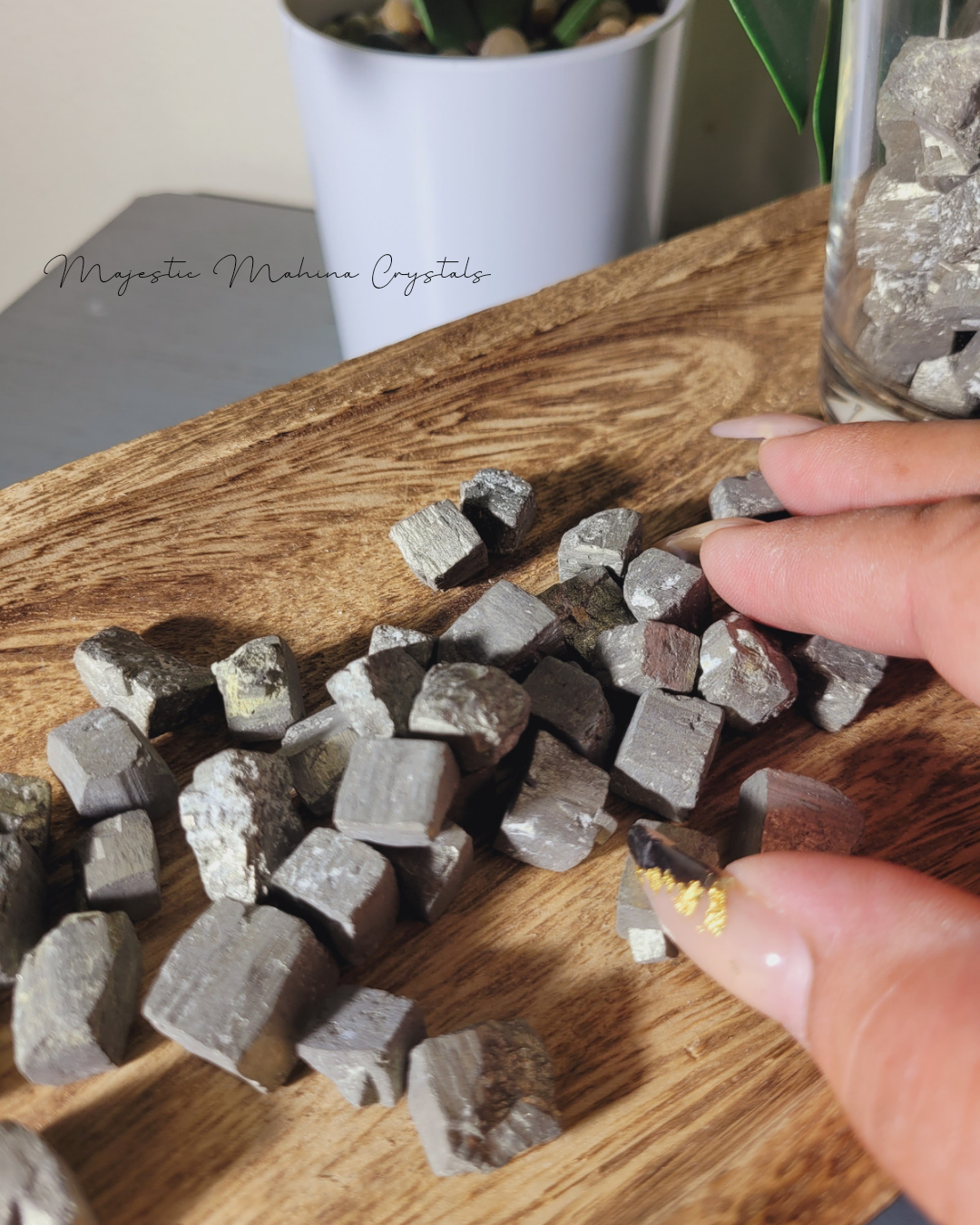 Natural Pyrite Cubes