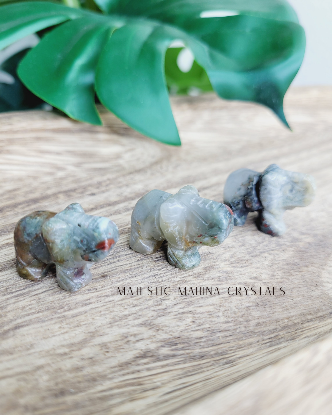Mini Elephant Carvings