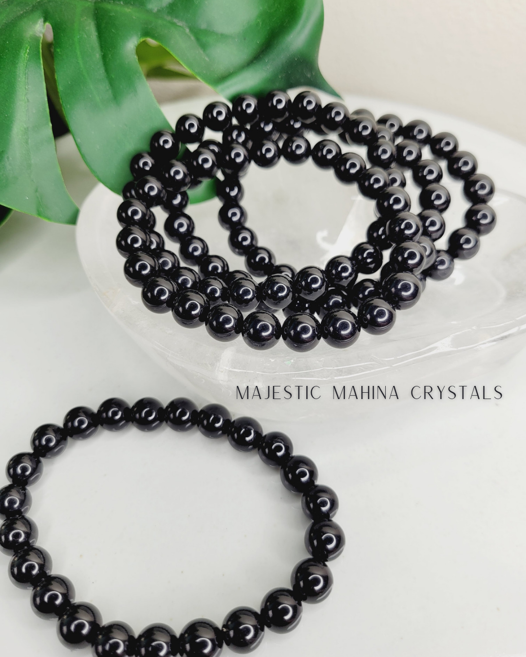 Black Obsidian 8mm Bracelet
