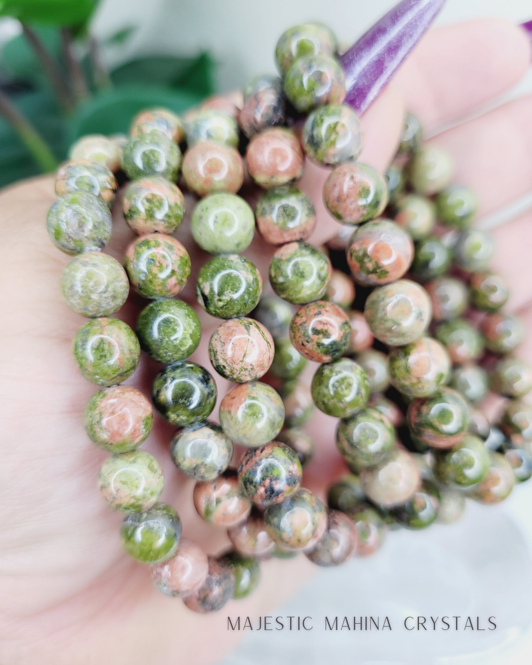 Unakite Jasper Bracelets