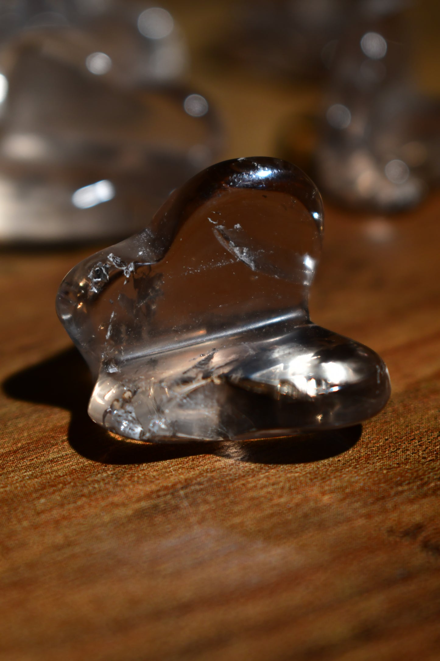 Mini Smoky Quartz Butterfly Carving