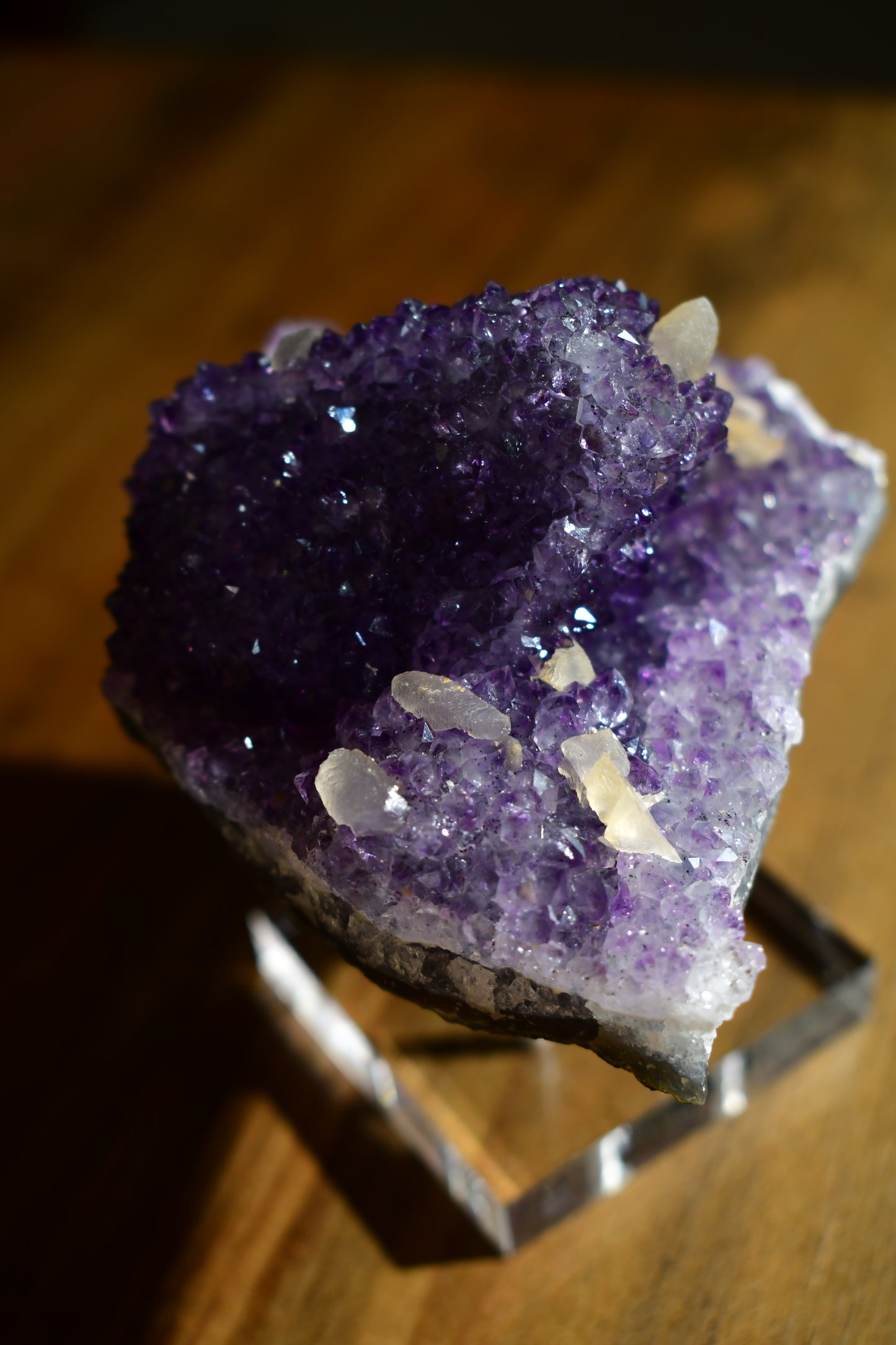 Amethyst and Calcite Formation