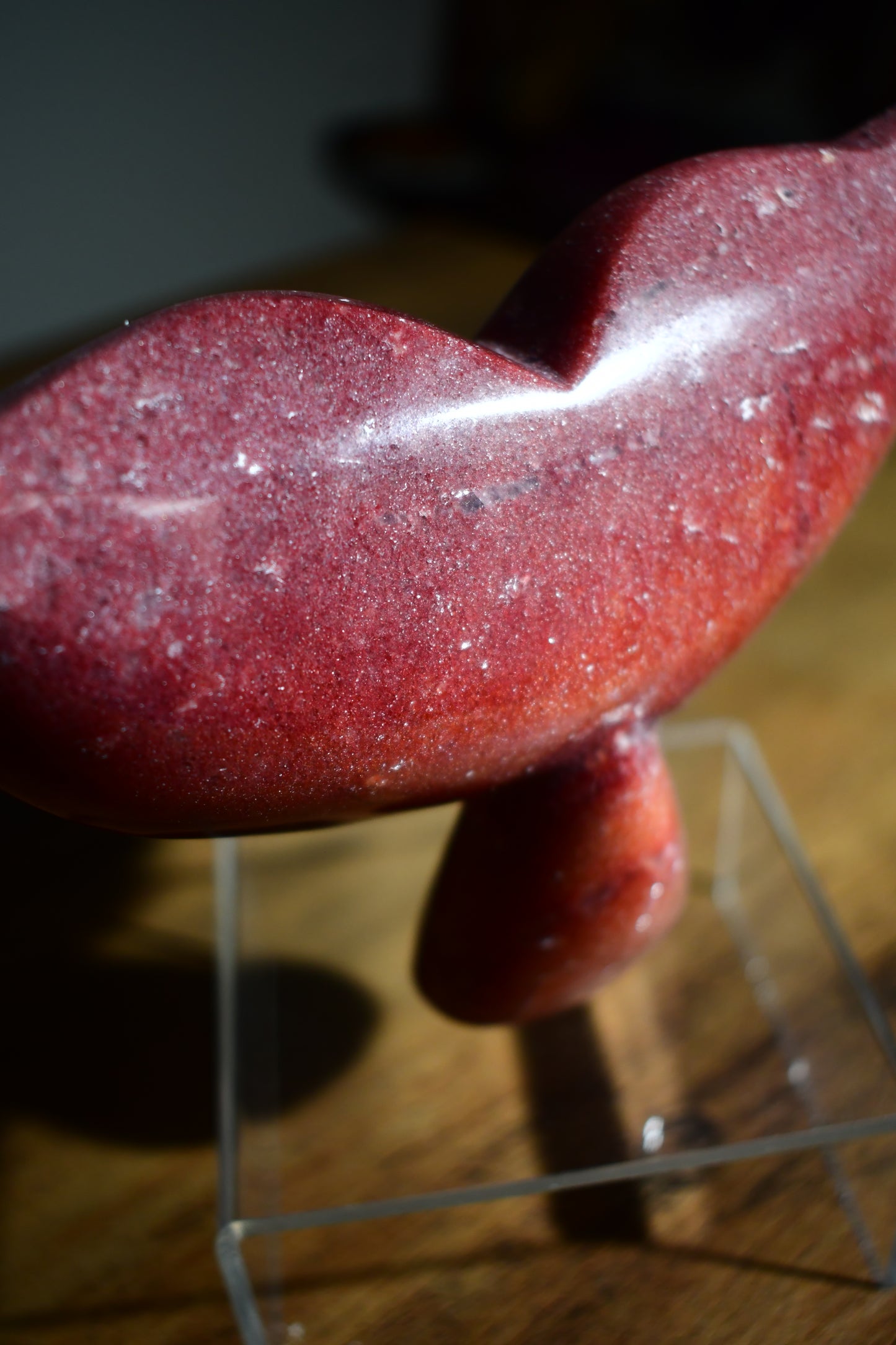 Red Aventurine Whale Tale