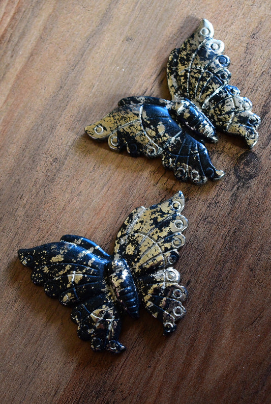 Pyrite Butterfly Carvings