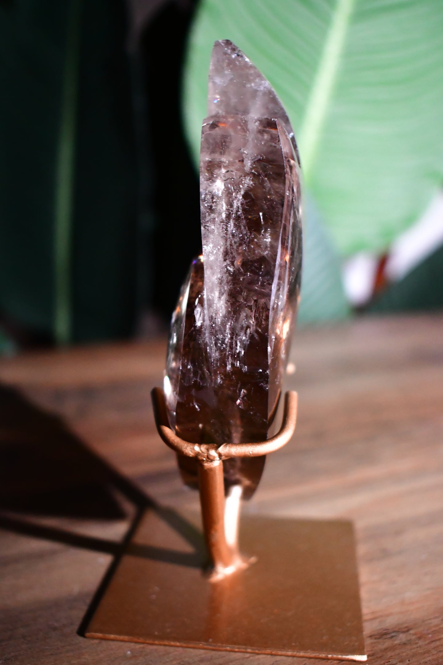 Smoky Quartz Eternal Heart Flame