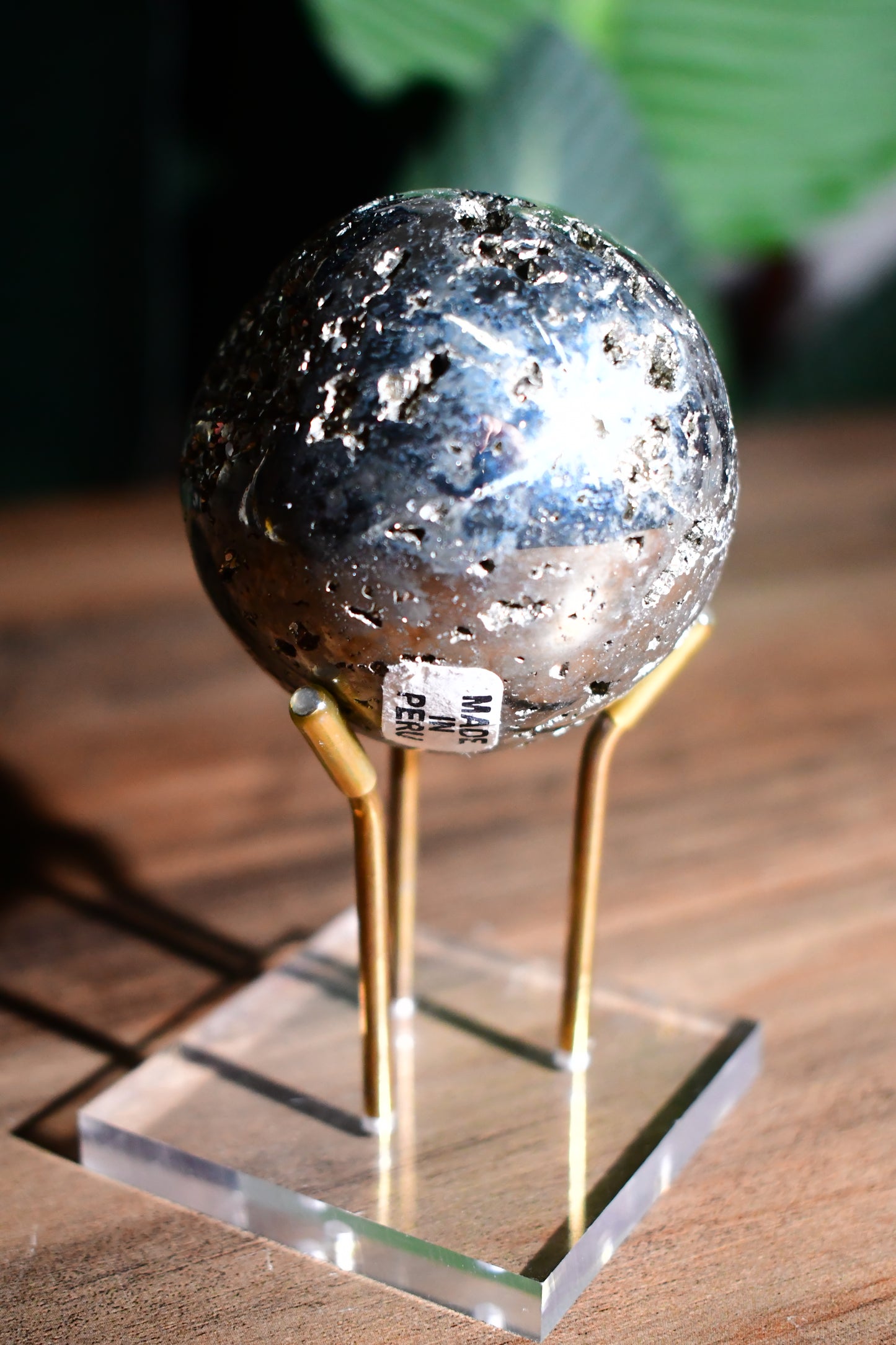 Druzy Pyrite Sphere 01
