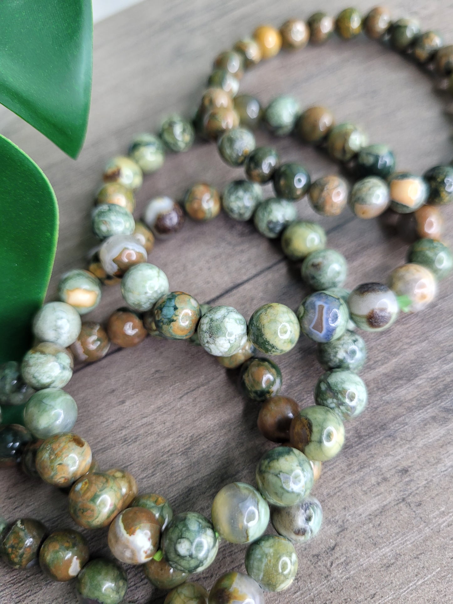 Rainforest Jasper Crystal Bracelets 8mm