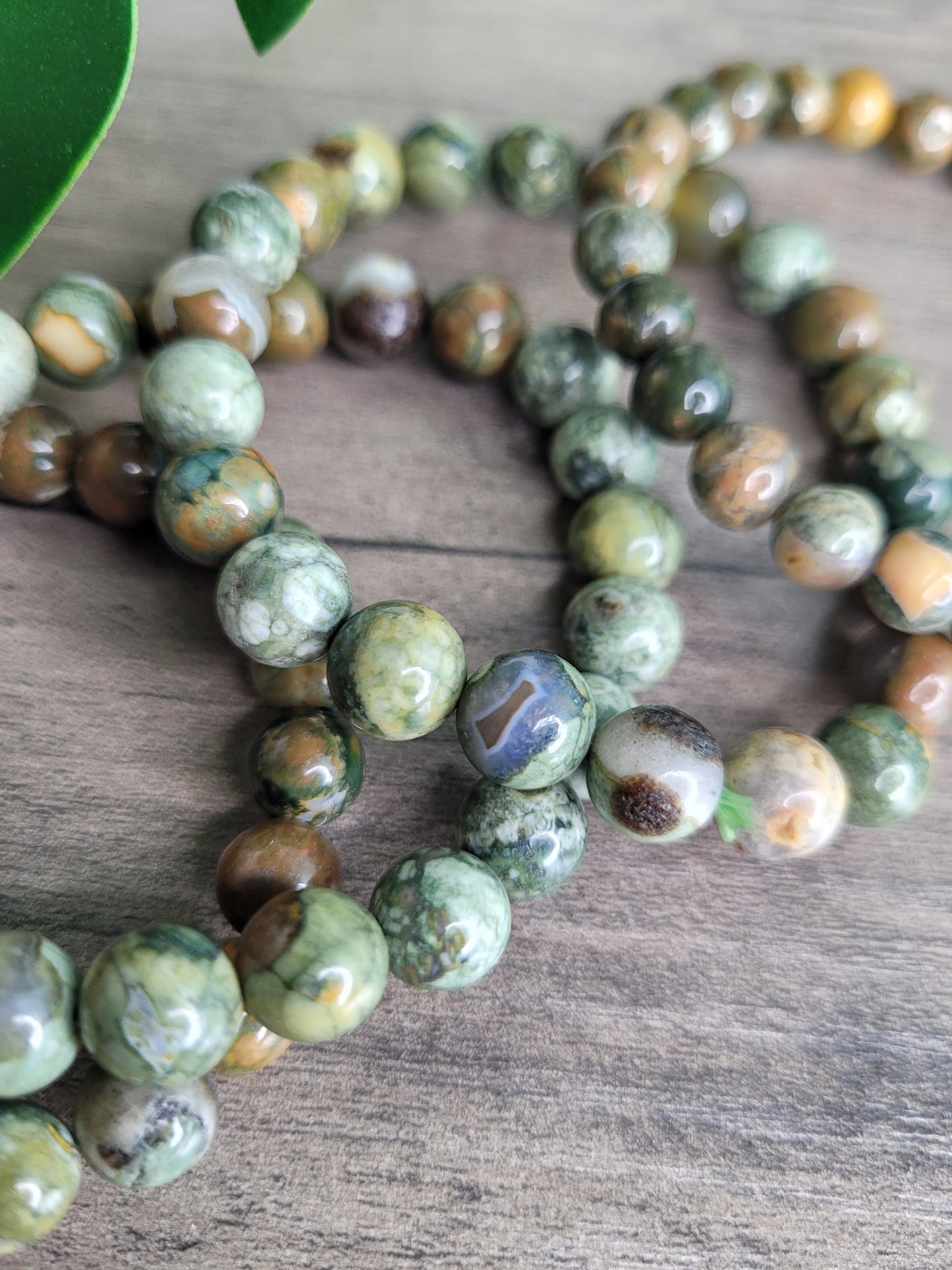 Rainforest Jasper Crystal Bracelets 8mm