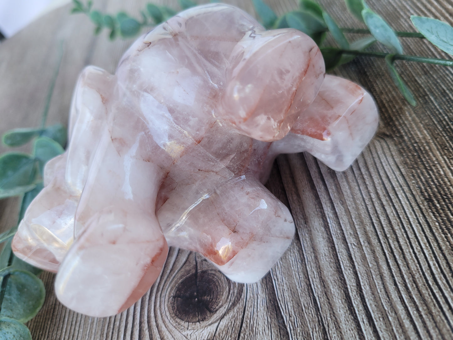 Fire Quartz Elephant