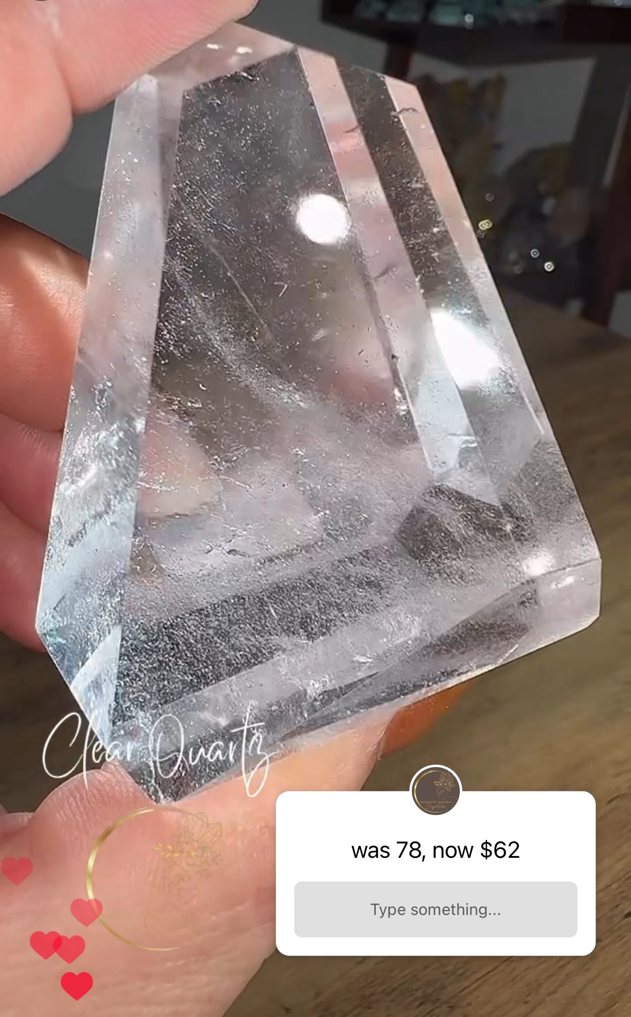 Clear Quartz Freeform