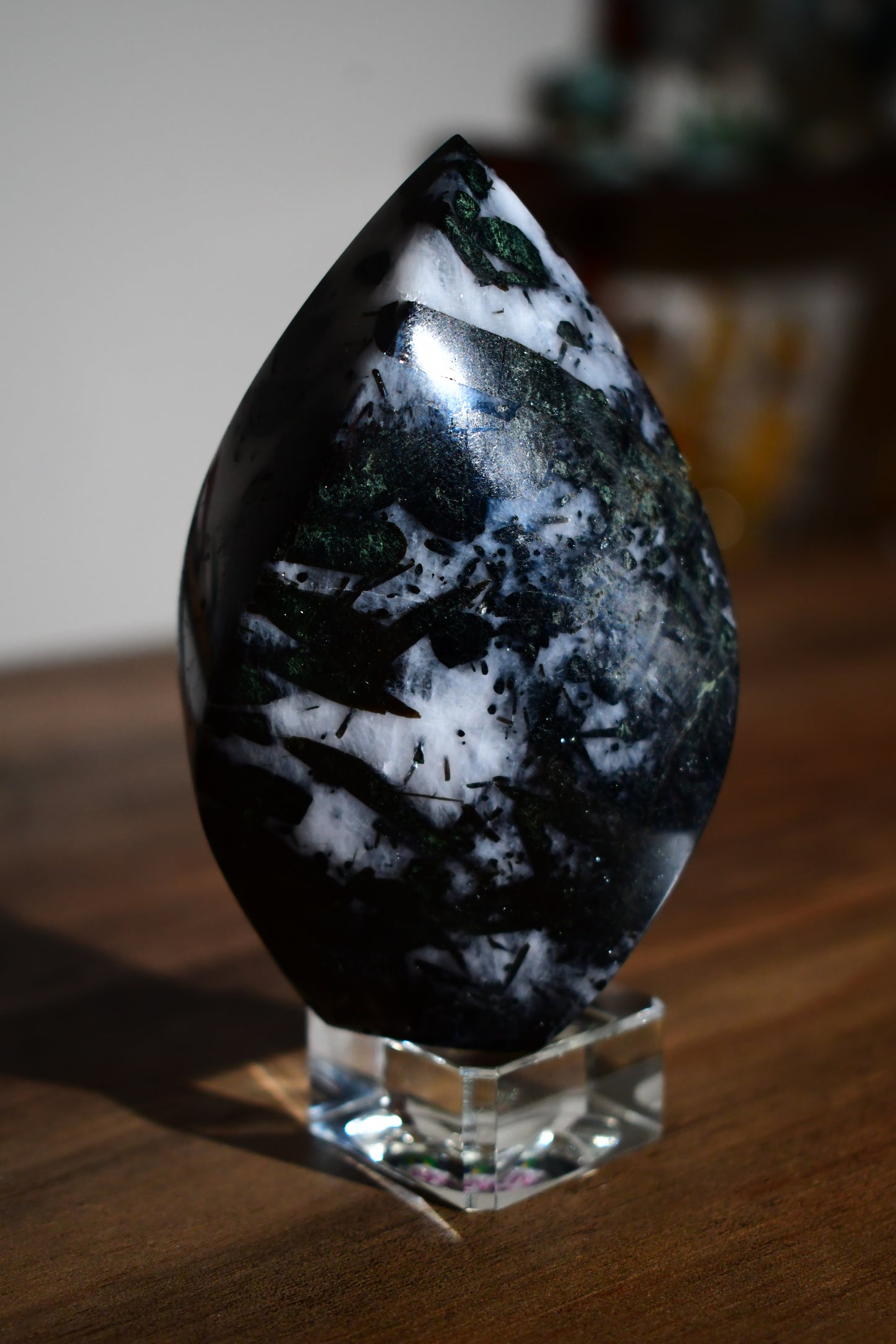 Black Tourmaline in Quartz