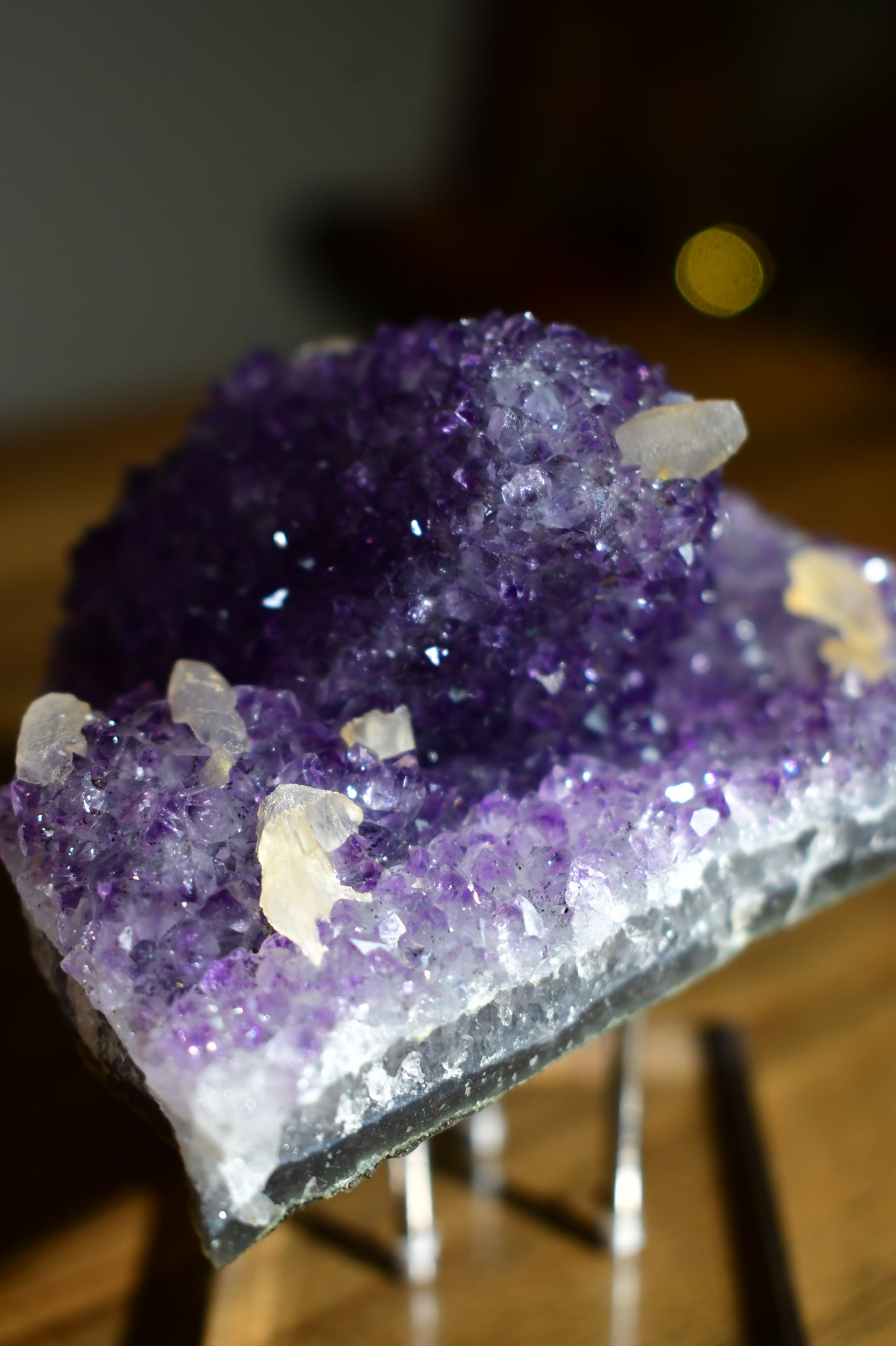 Amethyst and Calcite Formation